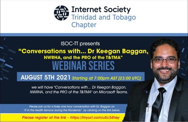Webinar Series: “Conversations with…Dr Keegan Baggan , NWRHA, and the PRO of the T&TMA”